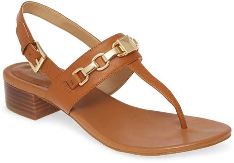 michael kors charlton sandal|Charlton Leather Sandal .